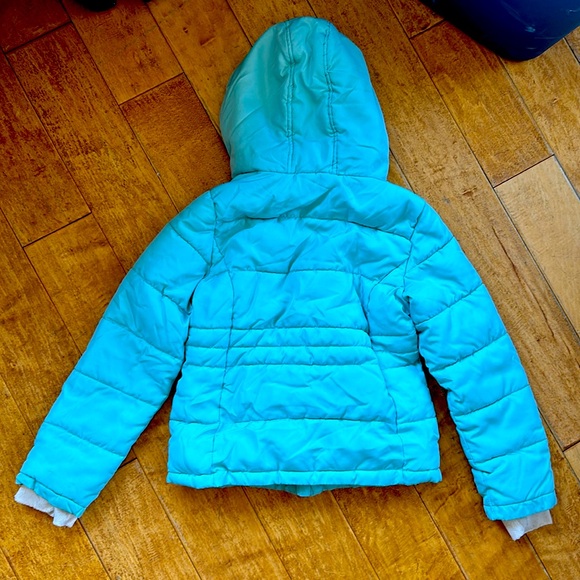 ❄️ Girl’s Teal Jacket with soft lining ❄️ - Picture 3 of 3